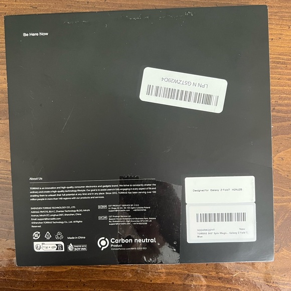 TORRAS 360 Spin Magnetic Stand Case Blue for Samsung Galaxy Z Fold 7 Magsafe - Picture 7 of 12